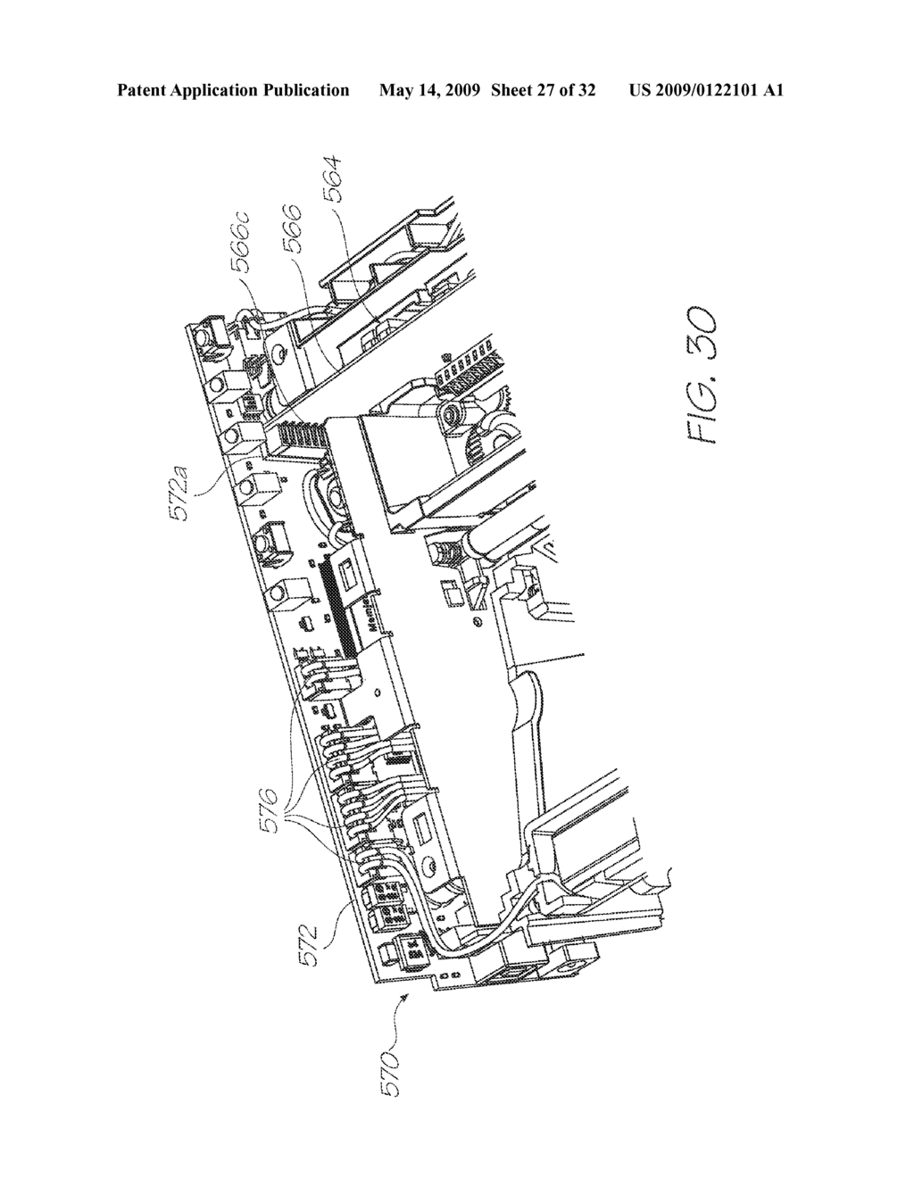 PRINTHEAD CAPPING ARRANGEMENT WITH PIVOTABLE SHAFT MOUNTS - diagram, schematic, and image 28