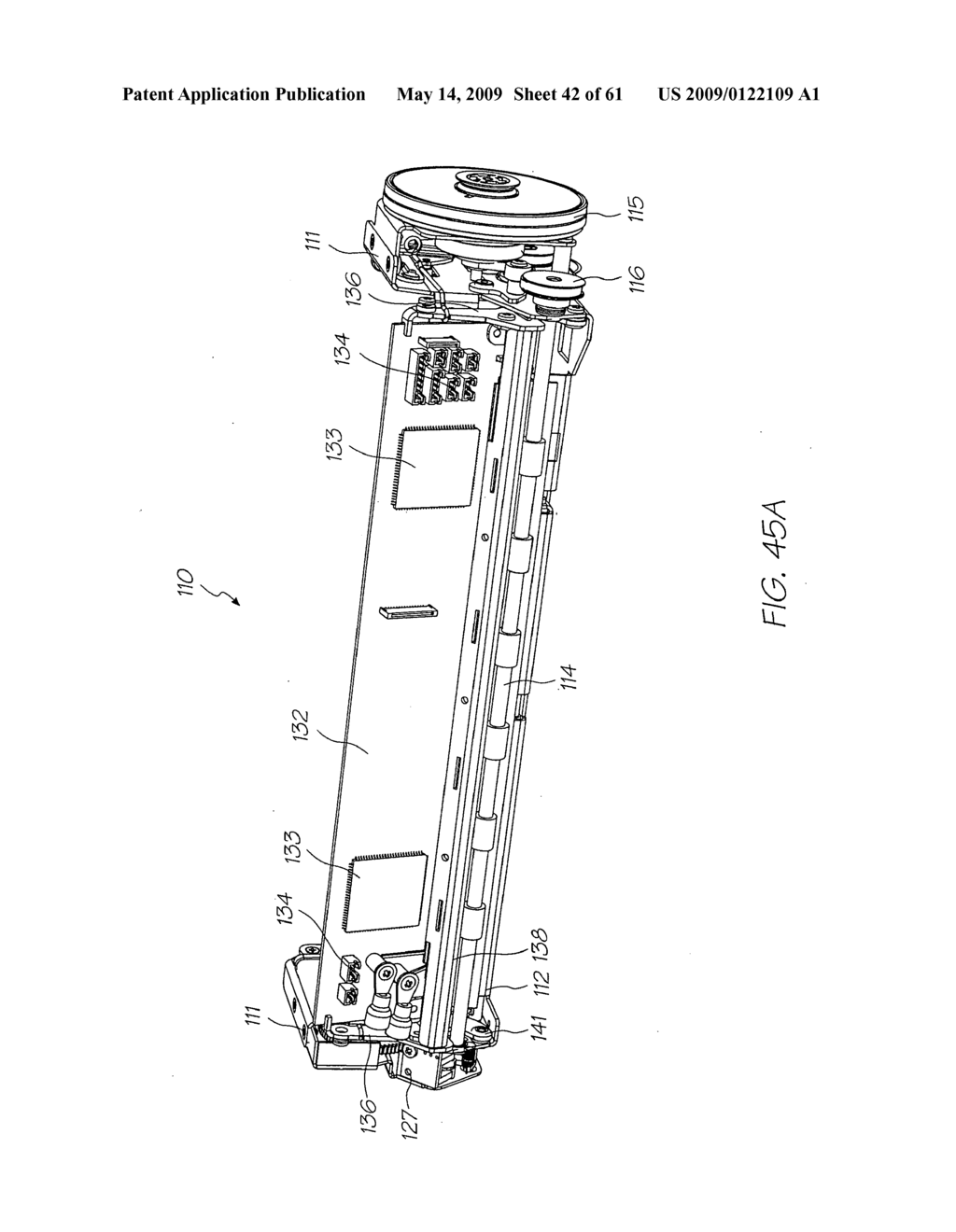 PRINTER WITH PRINTHEAD CHIP HAVING INK CHANNELS REINFORCED BY TRANSVERSE WALLS - diagram, schematic, and image 43