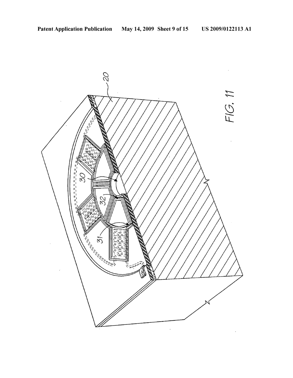 Printhead Having Nozzle Arrangements With Radial Actuators - diagram, schematic, and image 10