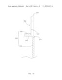 Frame with a Mounting Ear, Display Device Using the Frame and a Method of Manufacturing the Same diagram and image