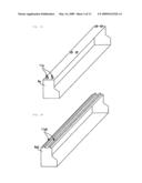 LIQUID CRYSTAL DISPLAY DEVICE, LIGHT SOURCE HOLDER, LIGHT SOURCE-HOUSING MEMBER, AND BACKLIGHT diagram and image