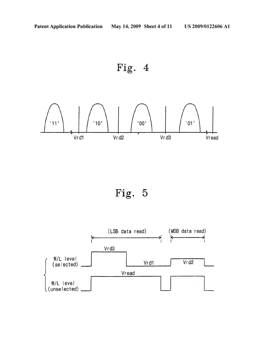 FLASH MEMORY DEVICE HAVING MULTI-LEVEL CELL AND READING AND PROGRAMMING METHOD THEREOF - diagram, schematic, and image 05