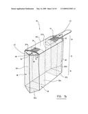 BAG WITH REINFORCED HANDLES AND PROCESS OF MAKING THE BAG diagram and image