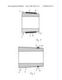 Connection element for producing a fluid-tight screw connection, and method for the production thereof diagram and image