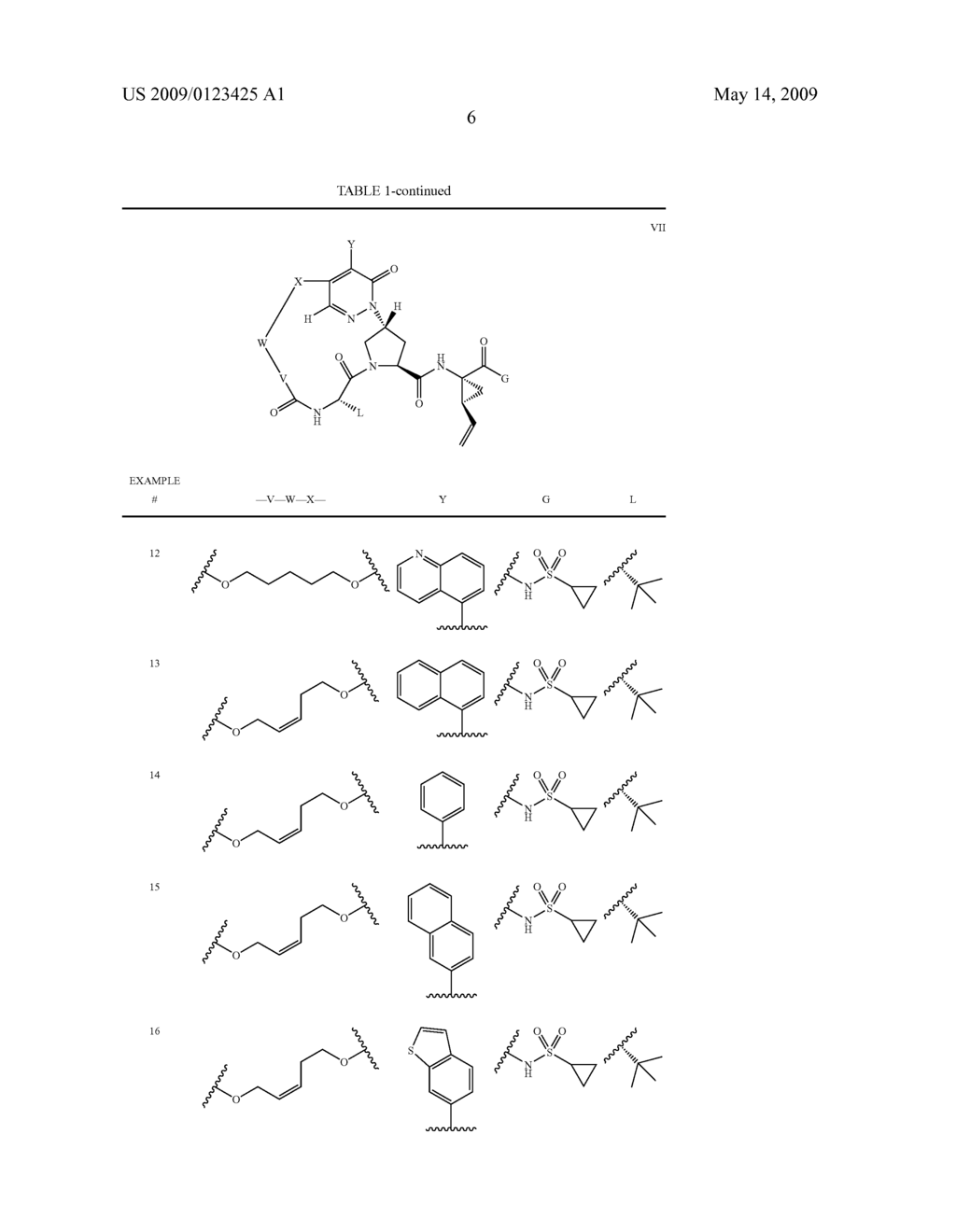 MACROCYCLIC, PYRIDAZINONE-CONTAINING HEPATITIS C SERINE PROTEASE INHIBITORS - diagram, schematic, and image 07