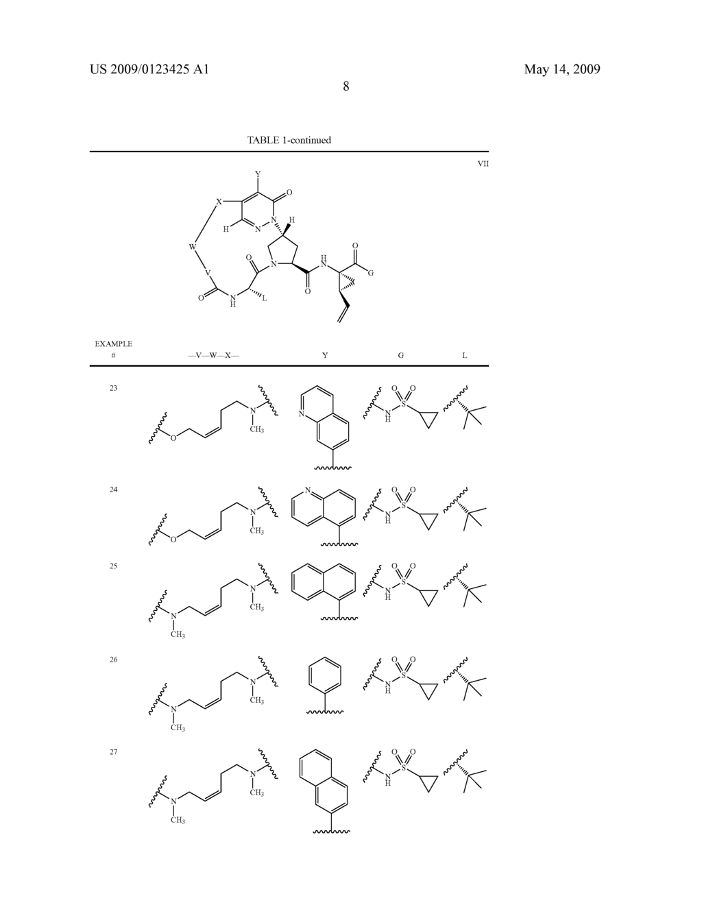 MACROCYCLIC, PYRIDAZINONE-CONTAINING HEPATITIS C SERINE PROTEASE INHIBITORS - diagram, schematic, and image 09