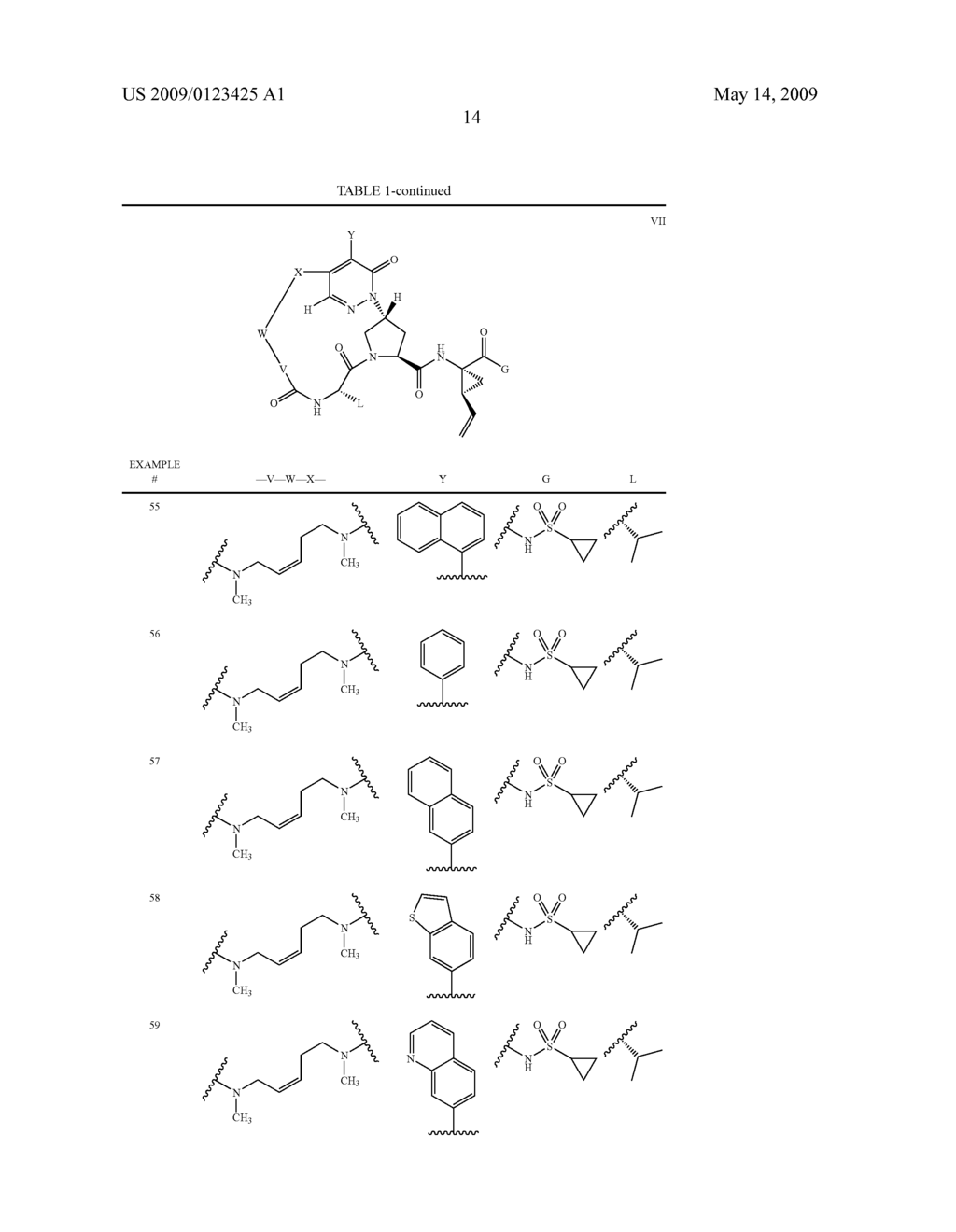 MACROCYCLIC, PYRIDAZINONE-CONTAINING HEPATITIS C SERINE PROTEASE INHIBITORS - diagram, schematic, and image 15