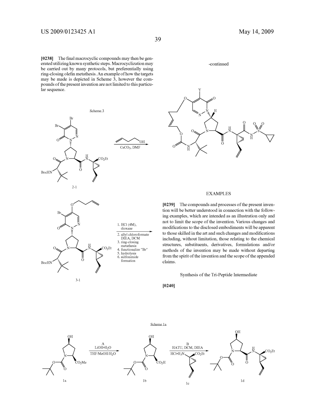MACROCYCLIC, PYRIDAZINONE-CONTAINING HEPATITIS C SERINE PROTEASE INHIBITORS - diagram, schematic, and image 40