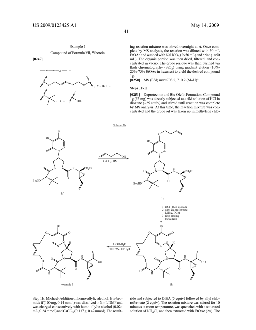 MACROCYCLIC, PYRIDAZINONE-CONTAINING HEPATITIS C SERINE PROTEASE INHIBITORS - diagram, schematic, and image 42