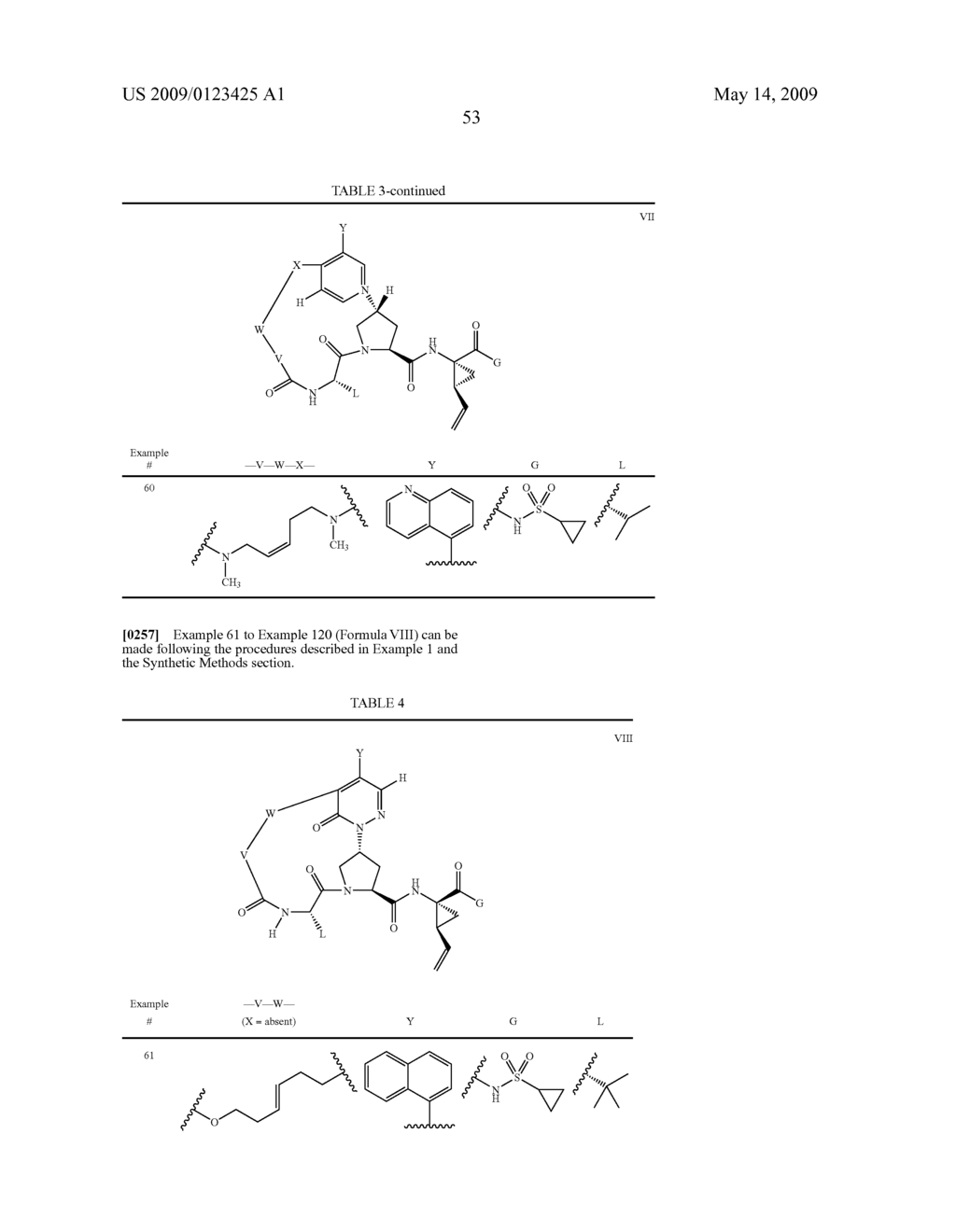 MACROCYCLIC, PYRIDAZINONE-CONTAINING HEPATITIS C SERINE PROTEASE INHIBITORS - diagram, schematic, and image 54