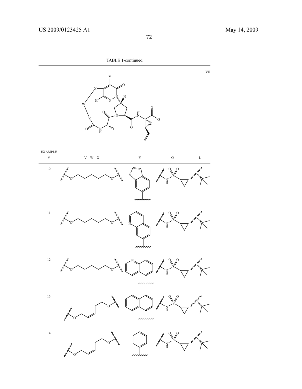 MACROCYCLIC, PYRIDAZINONE-CONTAINING HEPATITIS C SERINE PROTEASE INHIBITORS - diagram, schematic, and image 73