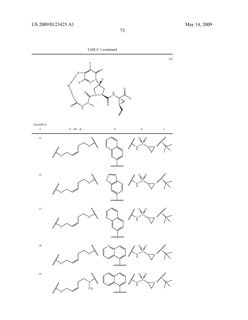 MACROCYCLIC, PYRIDAZINONE-CONTAINING HEPATITIS C SERINE PROTEASE INHIBITORS - diagram, schematic, and image 74