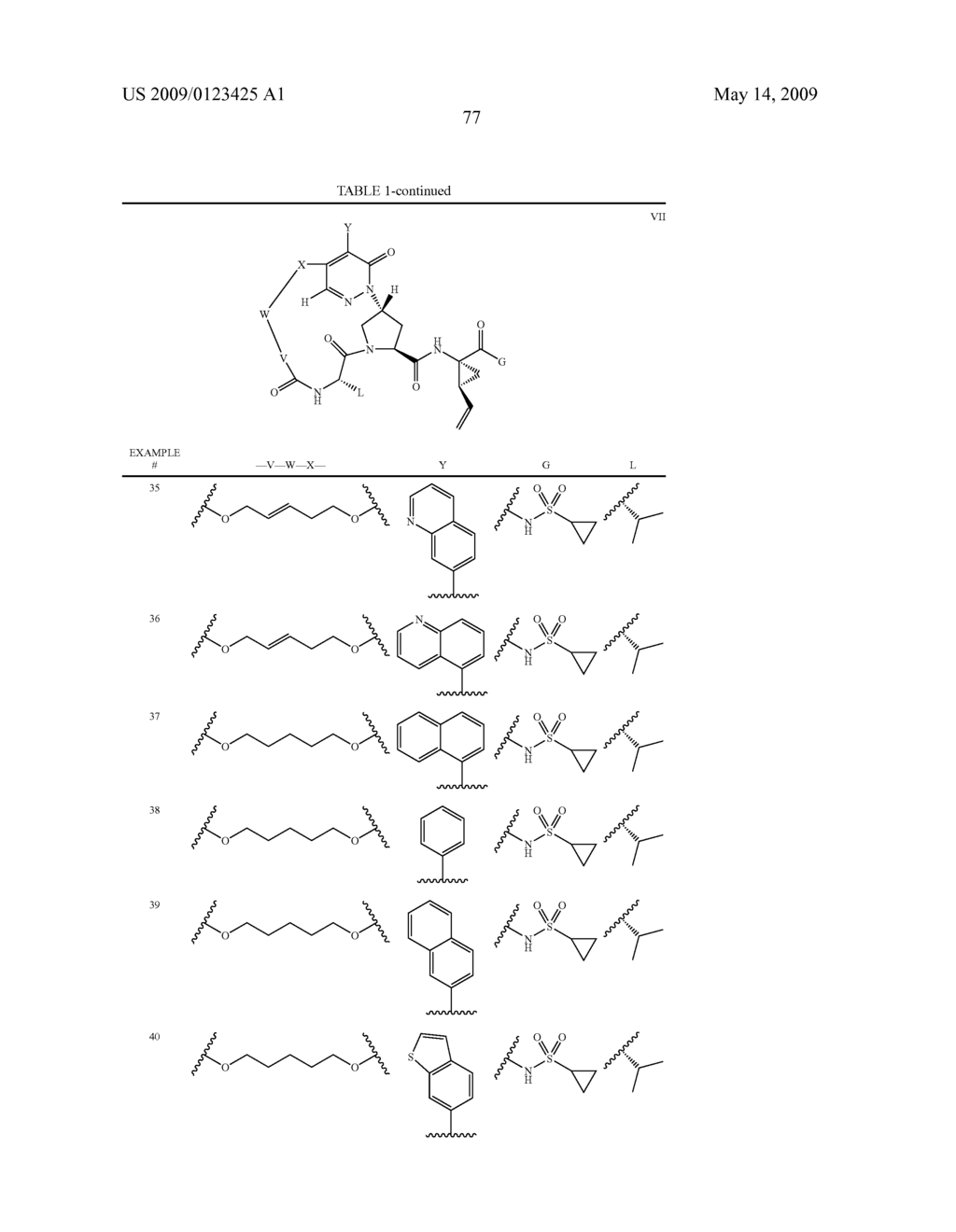MACROCYCLIC, PYRIDAZINONE-CONTAINING HEPATITIS C SERINE PROTEASE INHIBITORS - diagram, schematic, and image 78