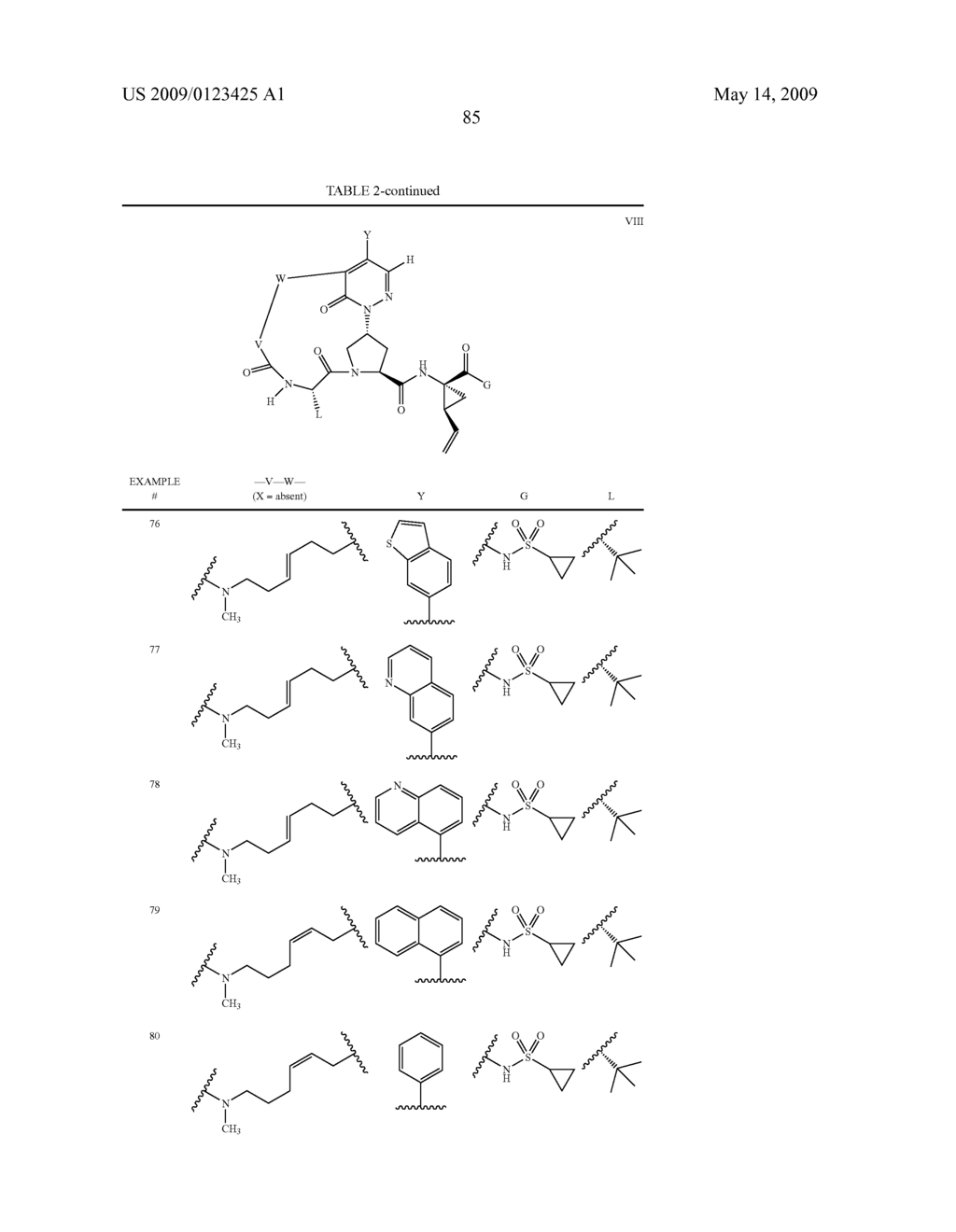 MACROCYCLIC, PYRIDAZINONE-CONTAINING HEPATITIS C SERINE PROTEASE INHIBITORS - diagram, schematic, and image 86
