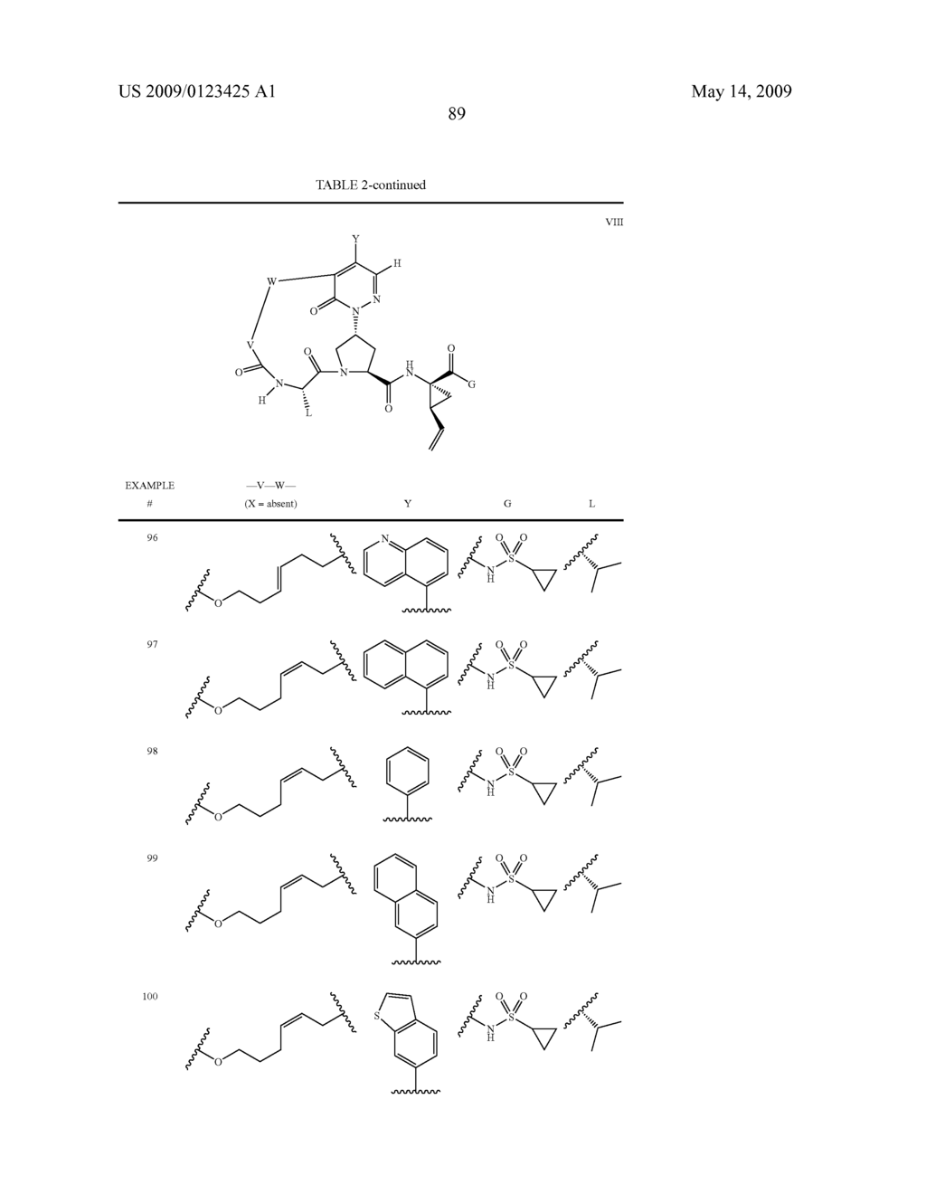 MACROCYCLIC, PYRIDAZINONE-CONTAINING HEPATITIS C SERINE PROTEASE INHIBITORS - diagram, schematic, and image 90
