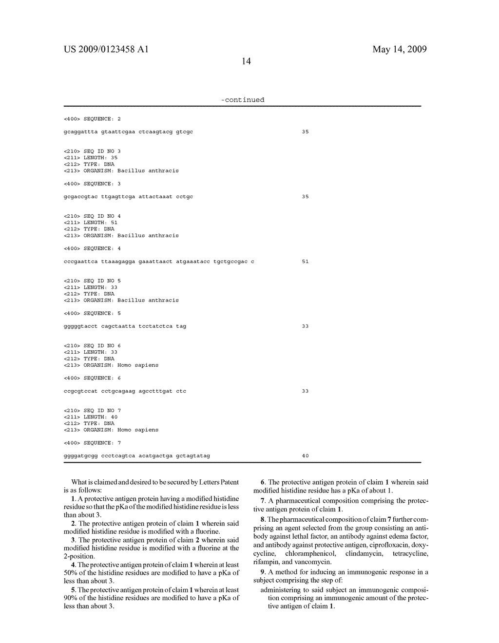 Protective Antigen Having Fluorinated Histidine Residues - diagram, schematic, and image 27