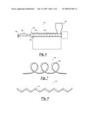 Decorative grass and packaging material formed of renewable or biodegradable polymer materials and methods of producing same diagram and image