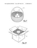 Decorative grass and packaging material formed of renewable or biodegradable polymer materials and methods of producing same diagram and image