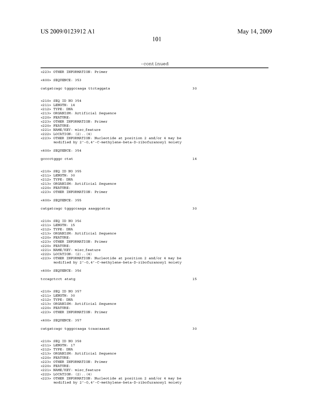 Methods for quantitating small RNA molecules - diagram, schematic, and image 105