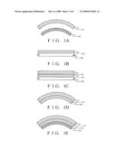 DISPLAY DEVICE HAVING A CURVED SURFACE diagram and image