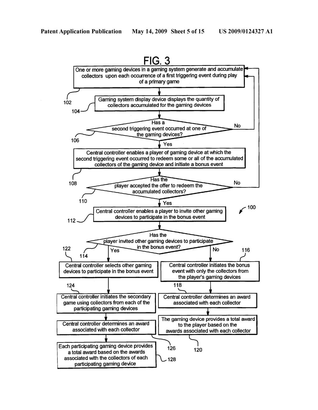 GAMING SYSTEM AND METHOD PROVIDING A MULTIPLE-PLAYER BONUS REDEMPTION GAME - diagram, schematic, and image 06