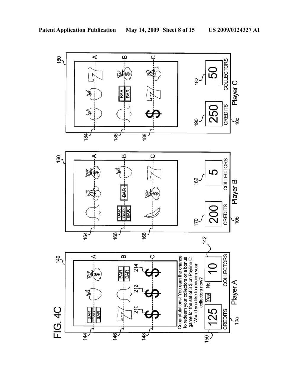 GAMING SYSTEM AND METHOD PROVIDING A MULTIPLE-PLAYER BONUS REDEMPTION GAME - diagram, schematic, and image 09