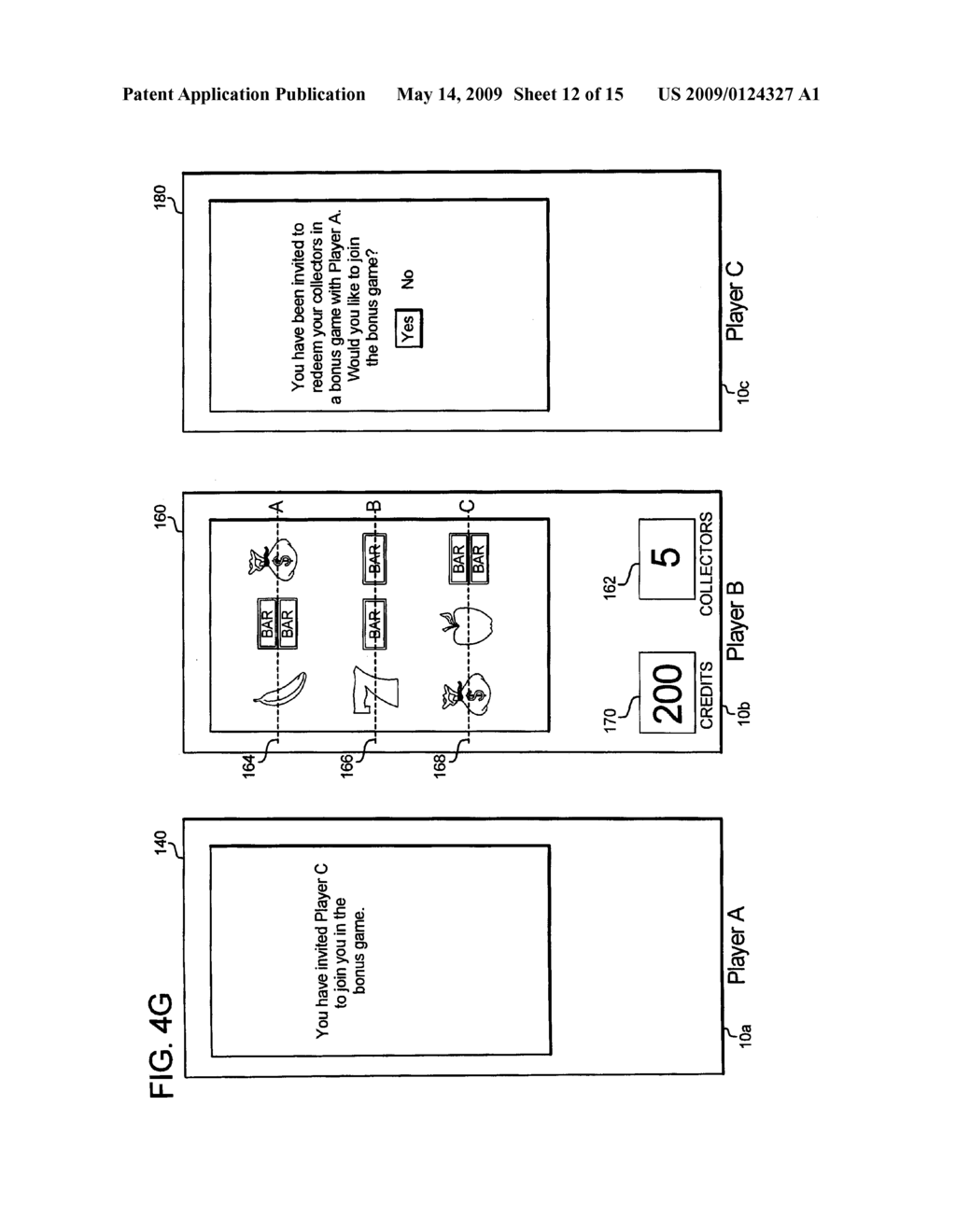 GAMING SYSTEM AND METHOD PROVIDING A MULTIPLE-PLAYER BONUS REDEMPTION GAME - diagram, schematic, and image 13