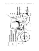 VEHICLE COMPRISING A SPRING-MOUNTED VEHICLE SEAT AND A SPRING-MOUNTED VEHICLE CAB, AND SUSPENSION METHOD diagram and image