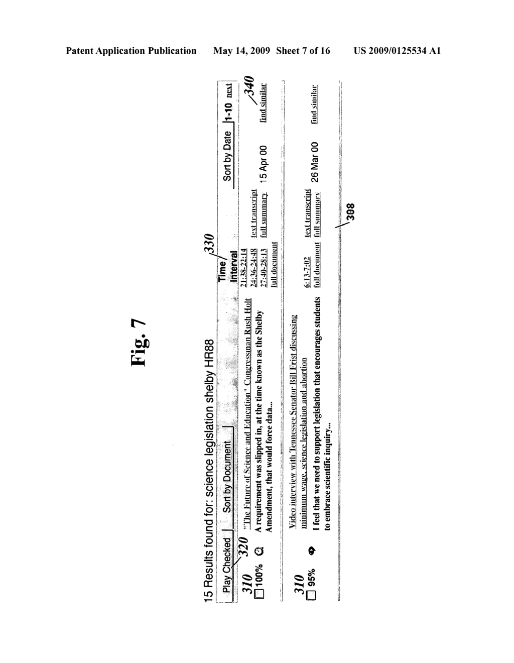 Method and System for Indexing and Searching Timed Media Information Based Upon Relevance Intervals - diagram, schematic, and image 08