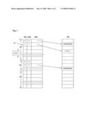 Management of erased blocks in flash memories diagram and image