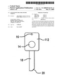 Scratch off tool for lottery tickets diagram and image