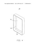 Metallic cover and method for making the same diagram and image