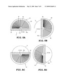 Template for use in circular sewing diagram and image