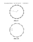 Template for use in circular sewing diagram and image