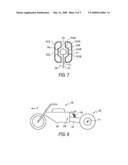 SPLIT REAR WHEEL ASSEMBLY FOR A MOTORCYCLE diagram and image