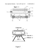 High reliability cooling system for LED lamps using dual mode heat transfer loops diagram and image