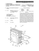 Vertical counterflow evaporative cooler diagram and image