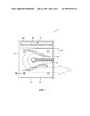 Vertical counterflow evaporative cooler diagram and image