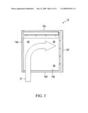 Vertical counterflow evaporative cooler diagram and image