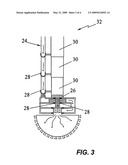 Air-borne fire extinguisher system diagram and image