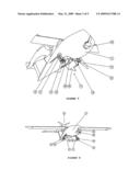 Motorised Airplane with Mixed Hydrodynamic and Aerodynamic Structure for Take-Off and Landing on Water, Ground or Snow diagram and image