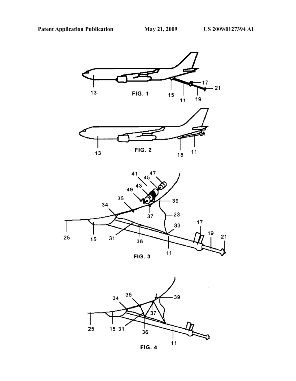 Refueling boom with backup raising cable - diagram, schematic, and image 02