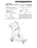 BRAKE ASSEMBLY AND CONTROL MECHANISM FOR A CART, AND METHOD diagram and image