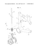 BRAKE ASSEMBLY AND CONTROL MECHANISM FOR A CART, AND METHOD diagram and image