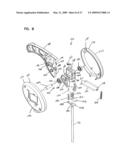 BRAKE ASSEMBLY AND CONTROL MECHANISM FOR A CART, AND METHOD diagram and image