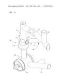 BRAKE ASSEMBLY AND CONTROL MECHANISM FOR A CART, AND METHOD diagram and image