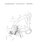 BRAKE ASSEMBLY AND CONTROL MECHANISM FOR A CART, AND METHOD diagram and image