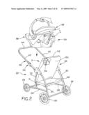 Stroller and Infant Carrier System diagram and image