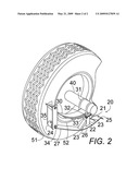 AXLE-MOUNTED TRAILER SKID PLATE diagram and image