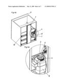 Retracting device for a drawer diagram and image